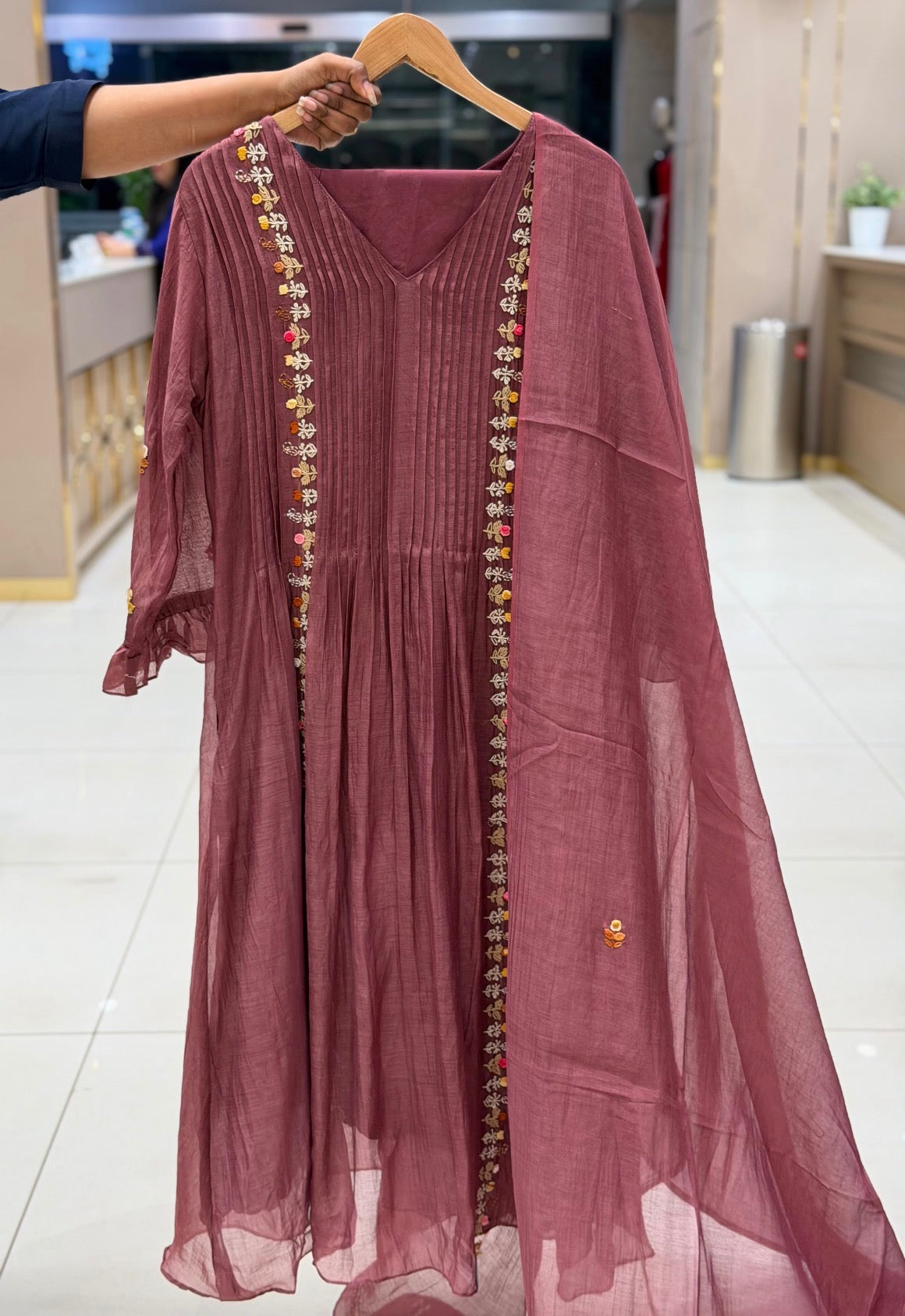 PARTY WEAR TOP,BOTTOM AND DUPATTA - IHA 35423