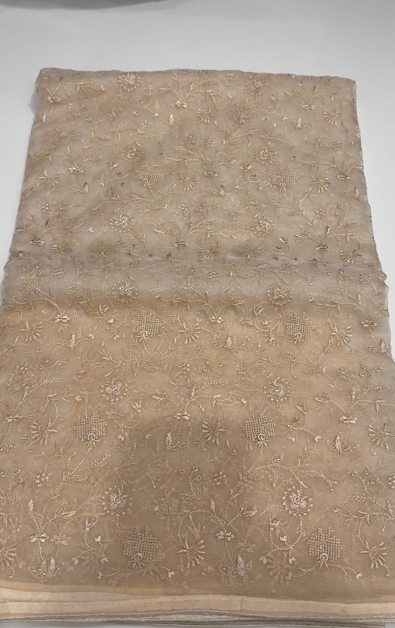 NYLON ORGANZA SAREES - IHA 27142