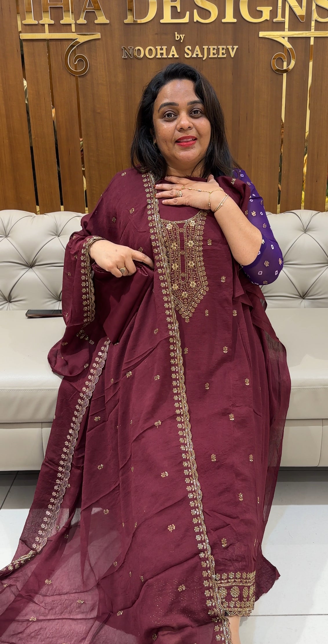 CRUSHED SILK UNSTITCHED SALWAR SUITS - IHA 24952