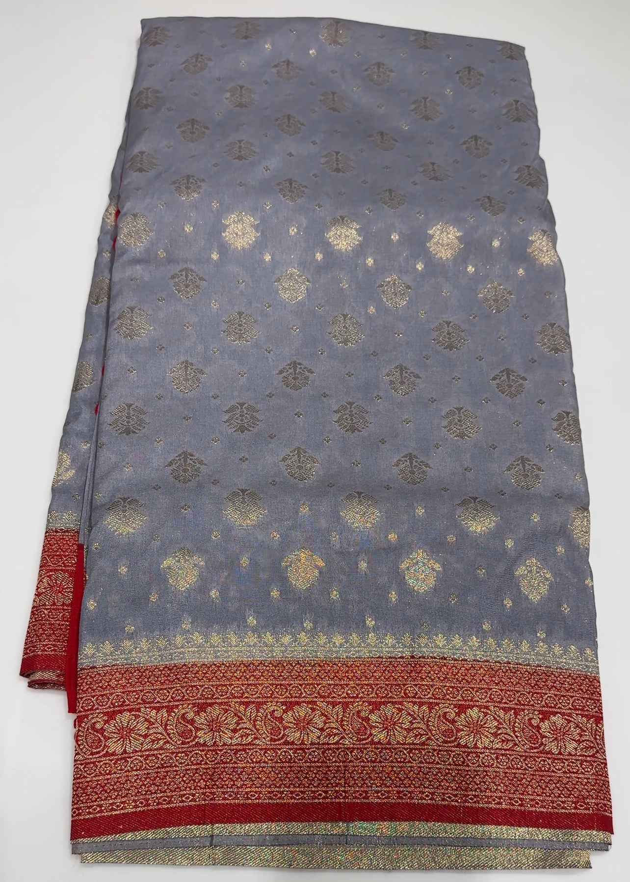 SEMI BANARASI SAREES - IHA 27143