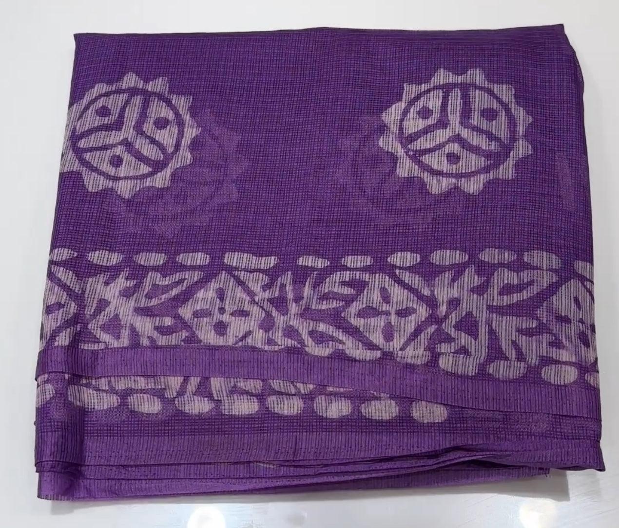 BATIK PRINTED SAREES - IHA 25088