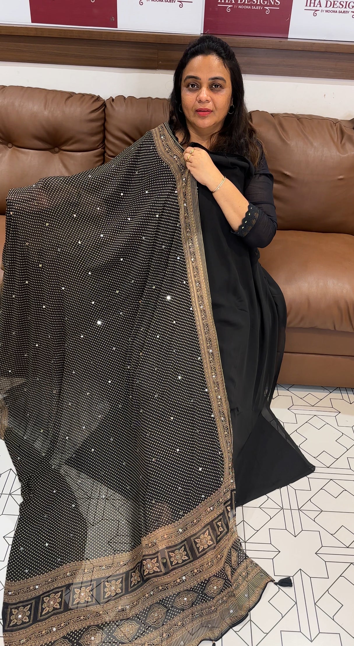 GEORGETTE UNSTITCHED SALWAR SUITS - IHA 27925