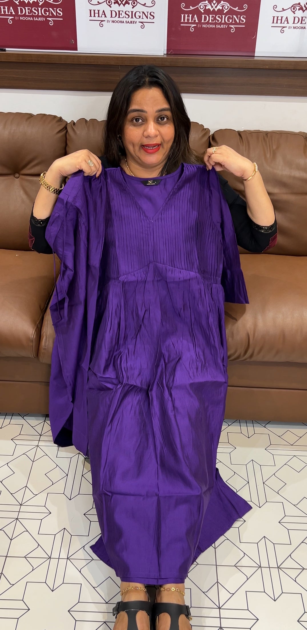 SEMI RAW SILK CO-ORDS SETS - IHA 12422