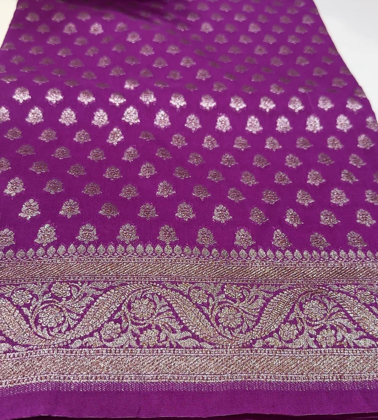 KATAN BANARASI SAREE - IHA 16584