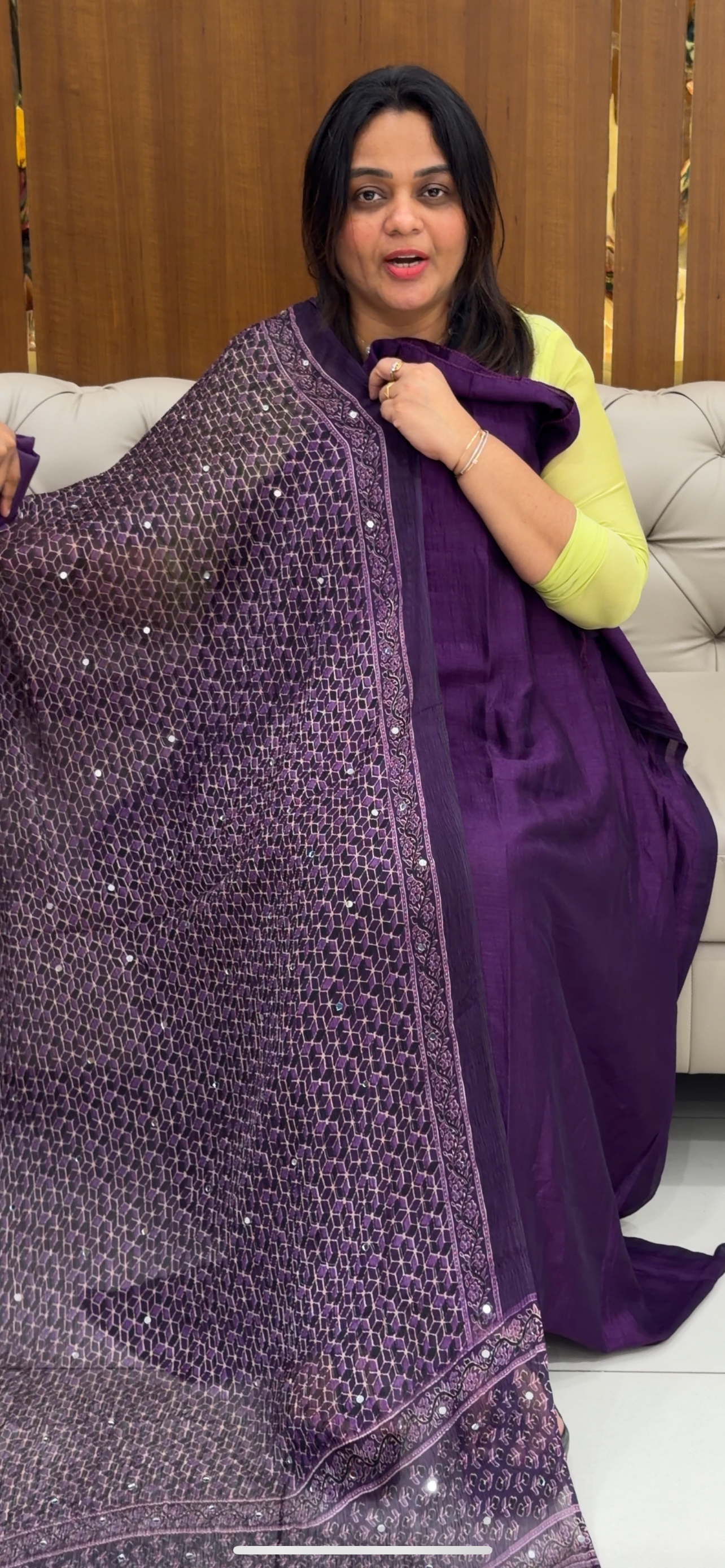 SEMI RAW SILK UNSTITCHED SALWAR SUITS - IHA 28726