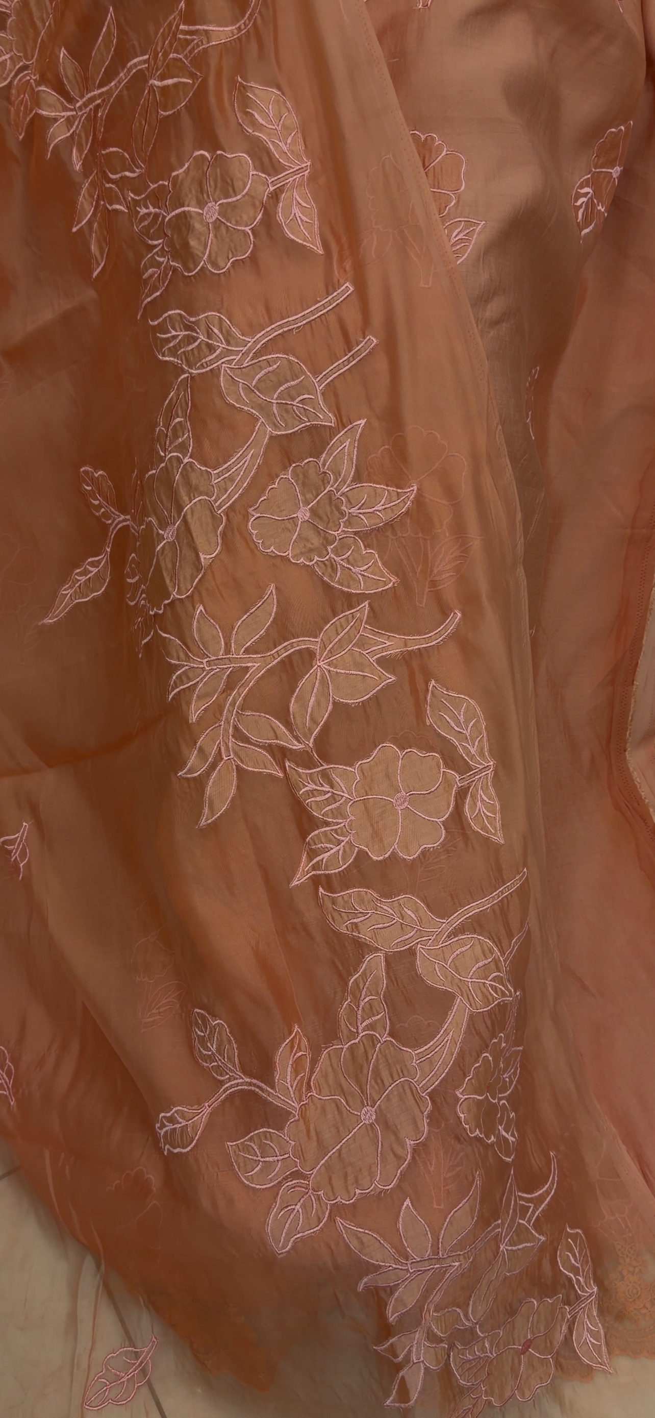 SOFT ORGANZA UNSTITCHED SALWAR SUITS - IHA 33089
