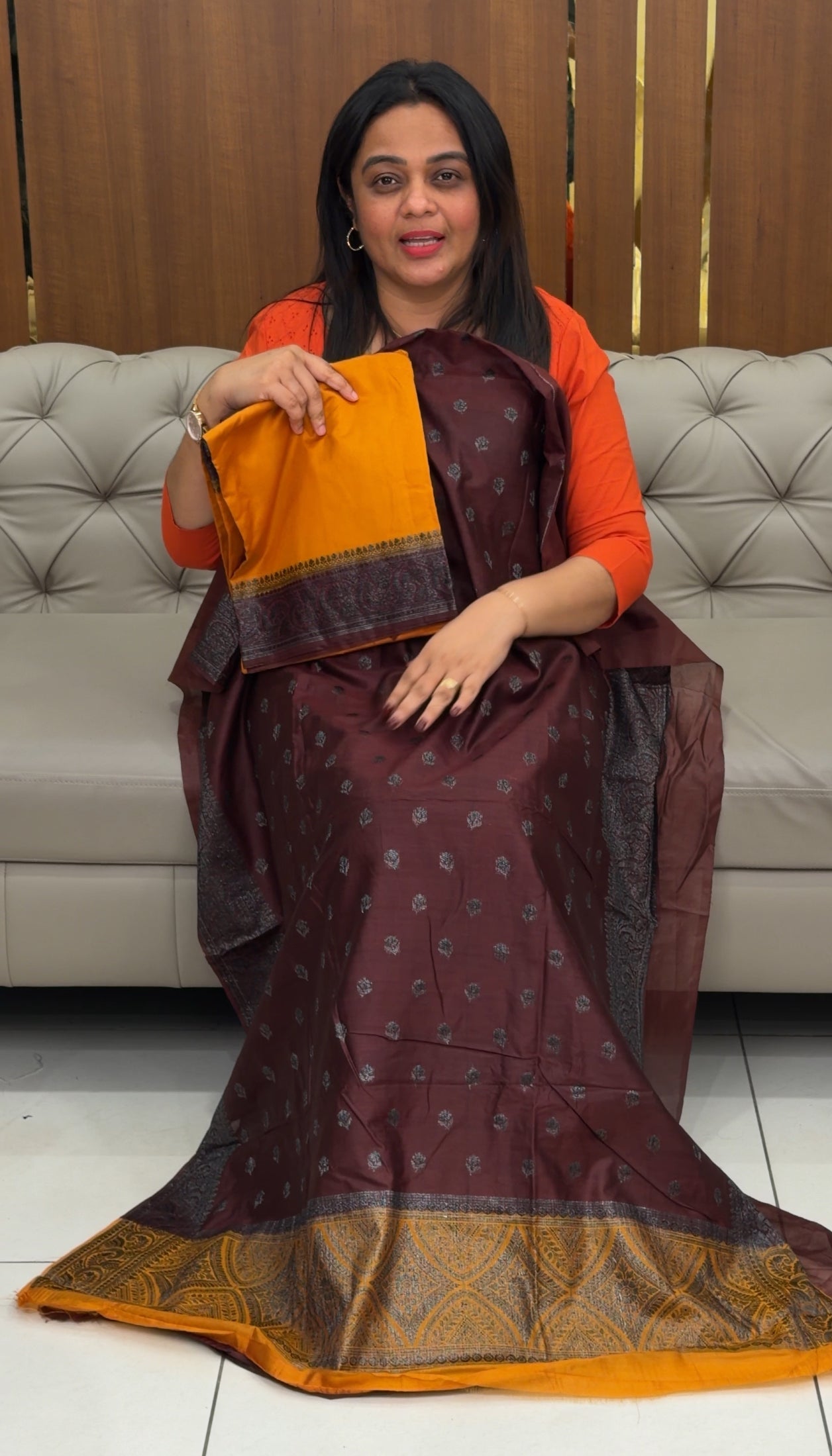 BANARASI TUSSUR UNSTITCHED SALWAR SUITS - IHA 29638