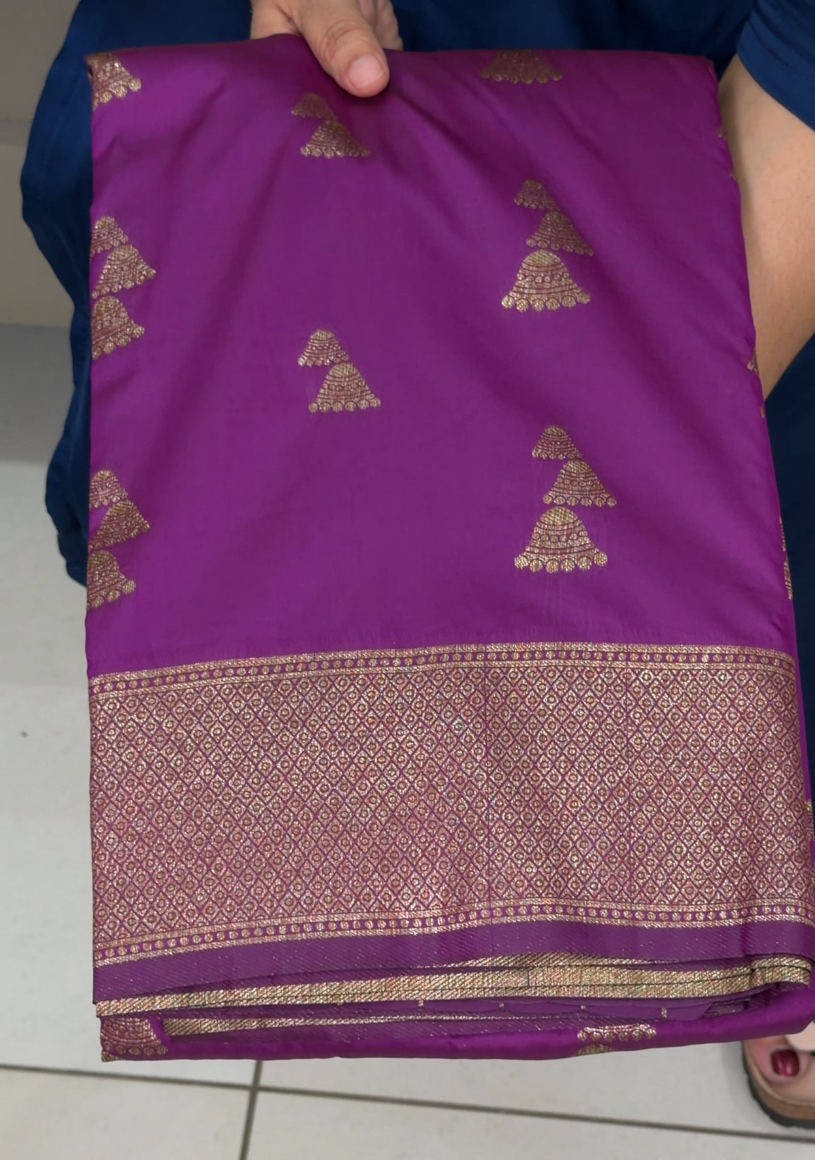 SEMI BANARASI SAREES - IHA 29047