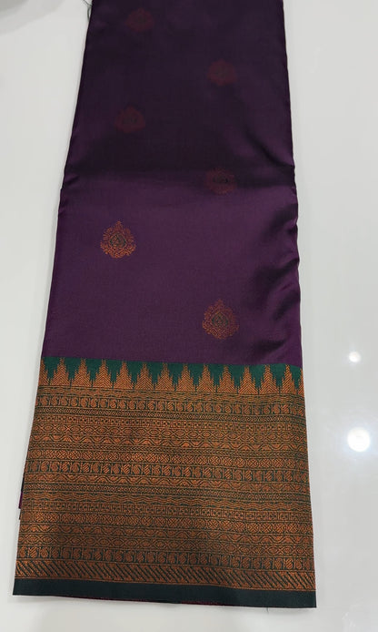 SEMI SOFT SILK SAREES - IHA 17190