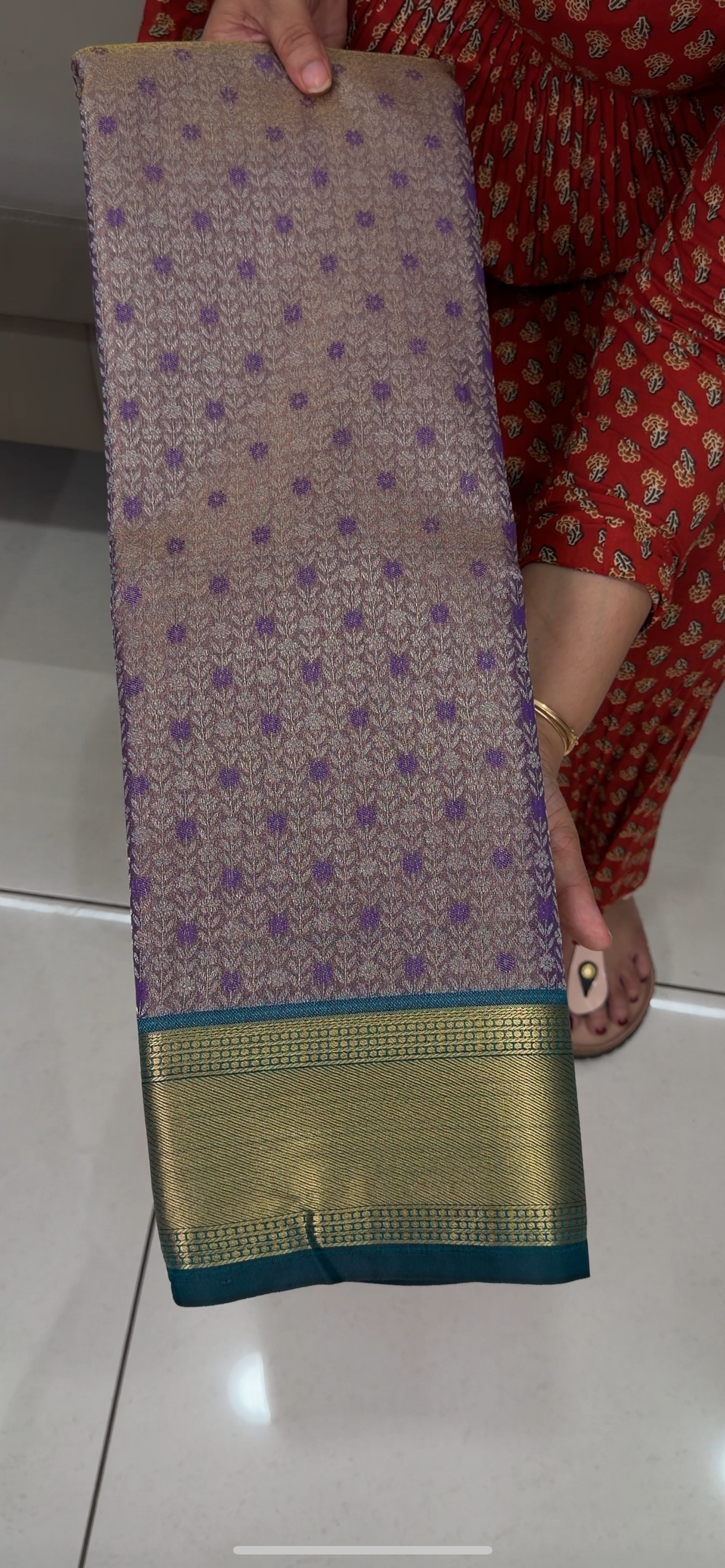 SEMI BROCADE SAREES - IHA 28959