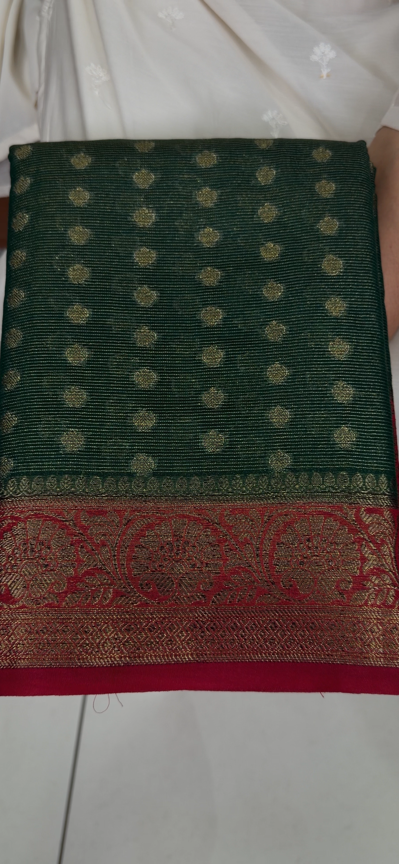 SEMI BANARASI SAREES - IHA 33350