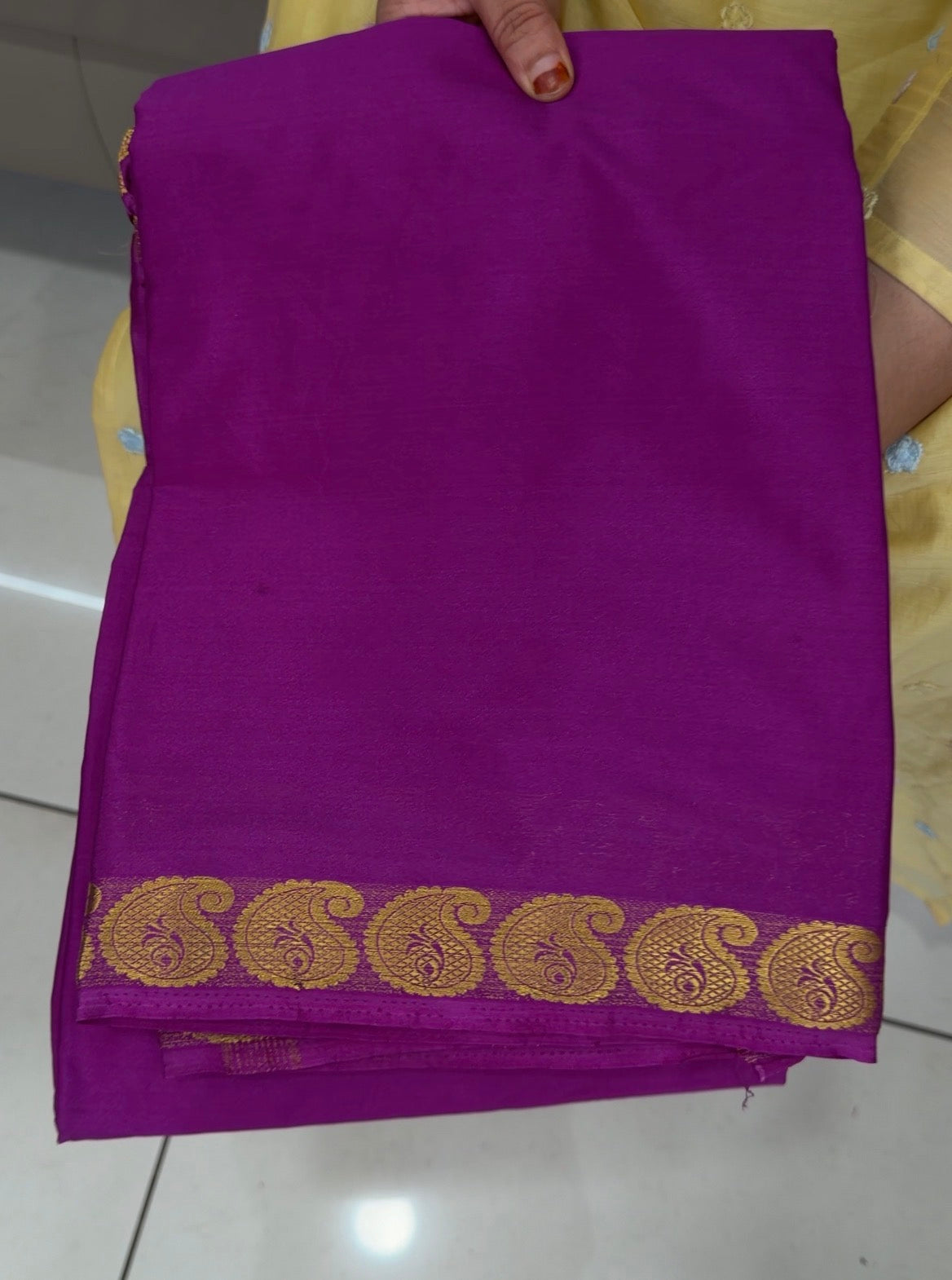SEMI CRAPE SAREES - IHA 32770