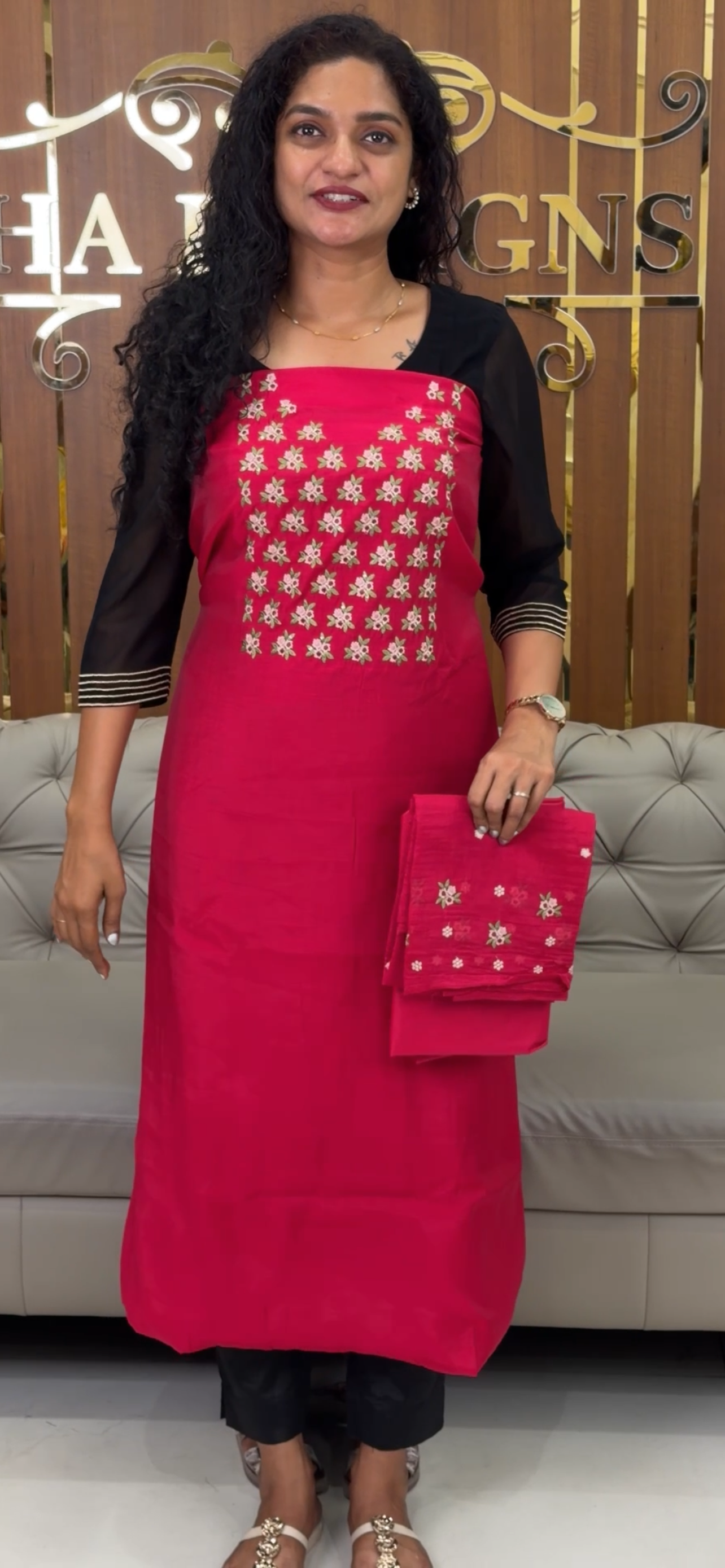 OFFER SALES UNSTITCHED SALWAR SUITS - IHA 32455