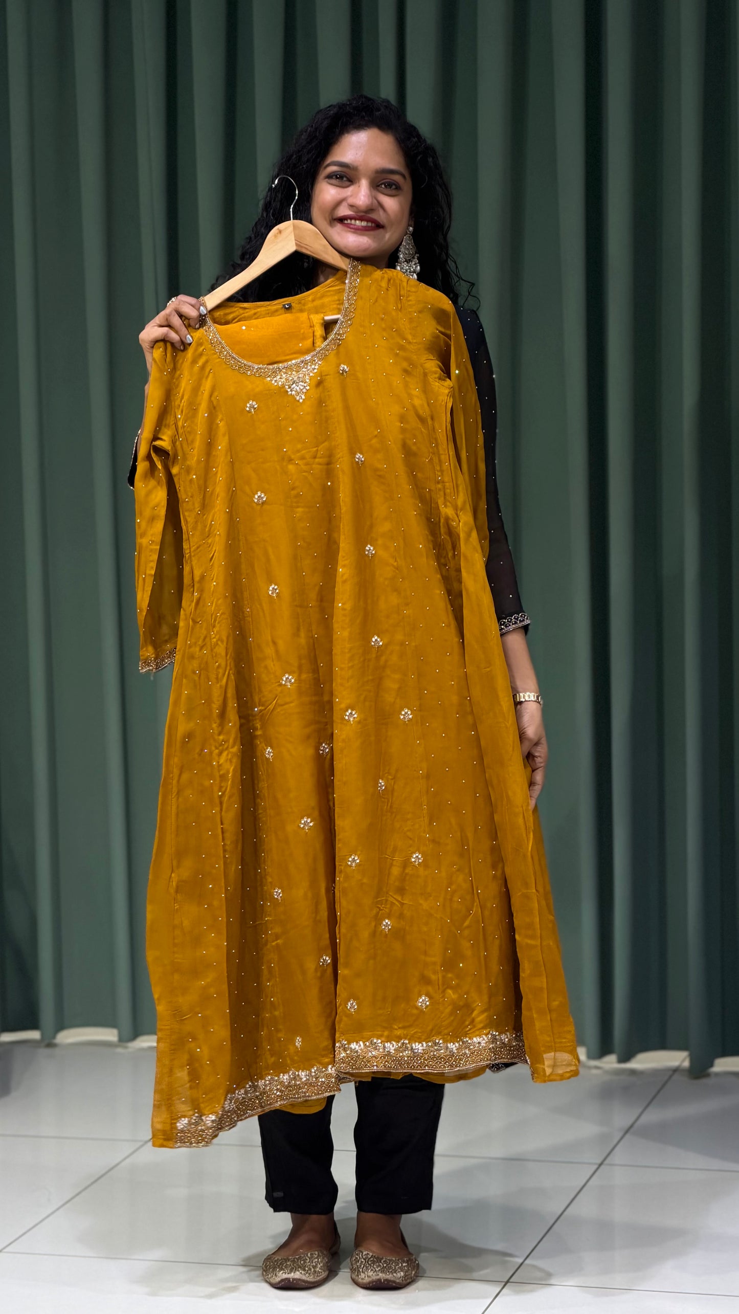 PARTY WEAR TOP, BOTTOM AND DUPATTA - IHA 31892