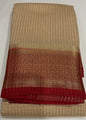 SEMI BANARASI SAREES - IHA 17478