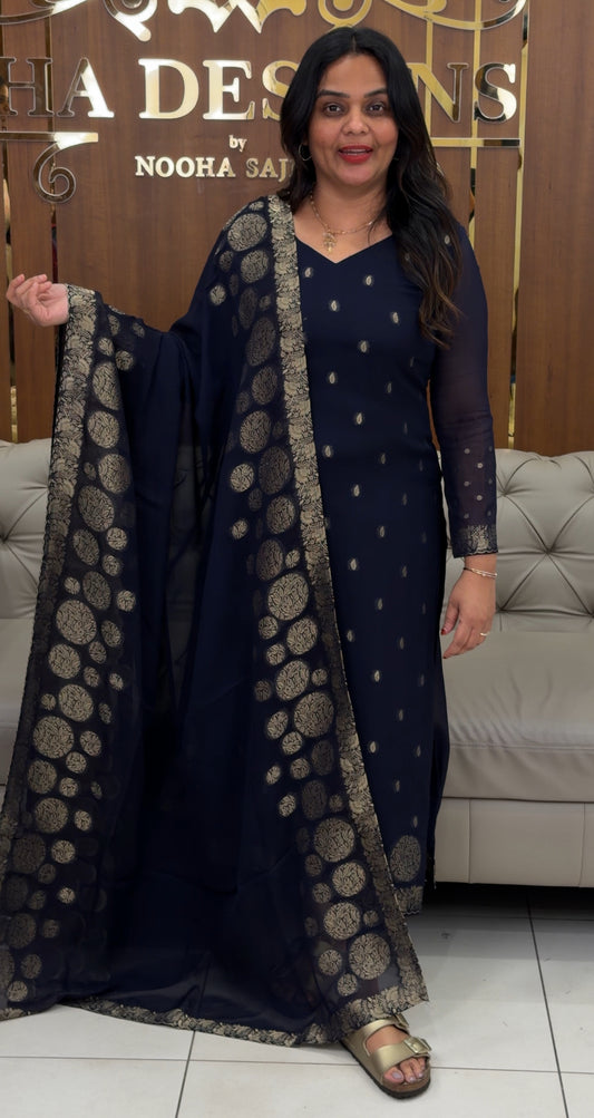 IHA'S IN-HOUSE TOP,BOTTOM AND DUPATTA - IHA 31766