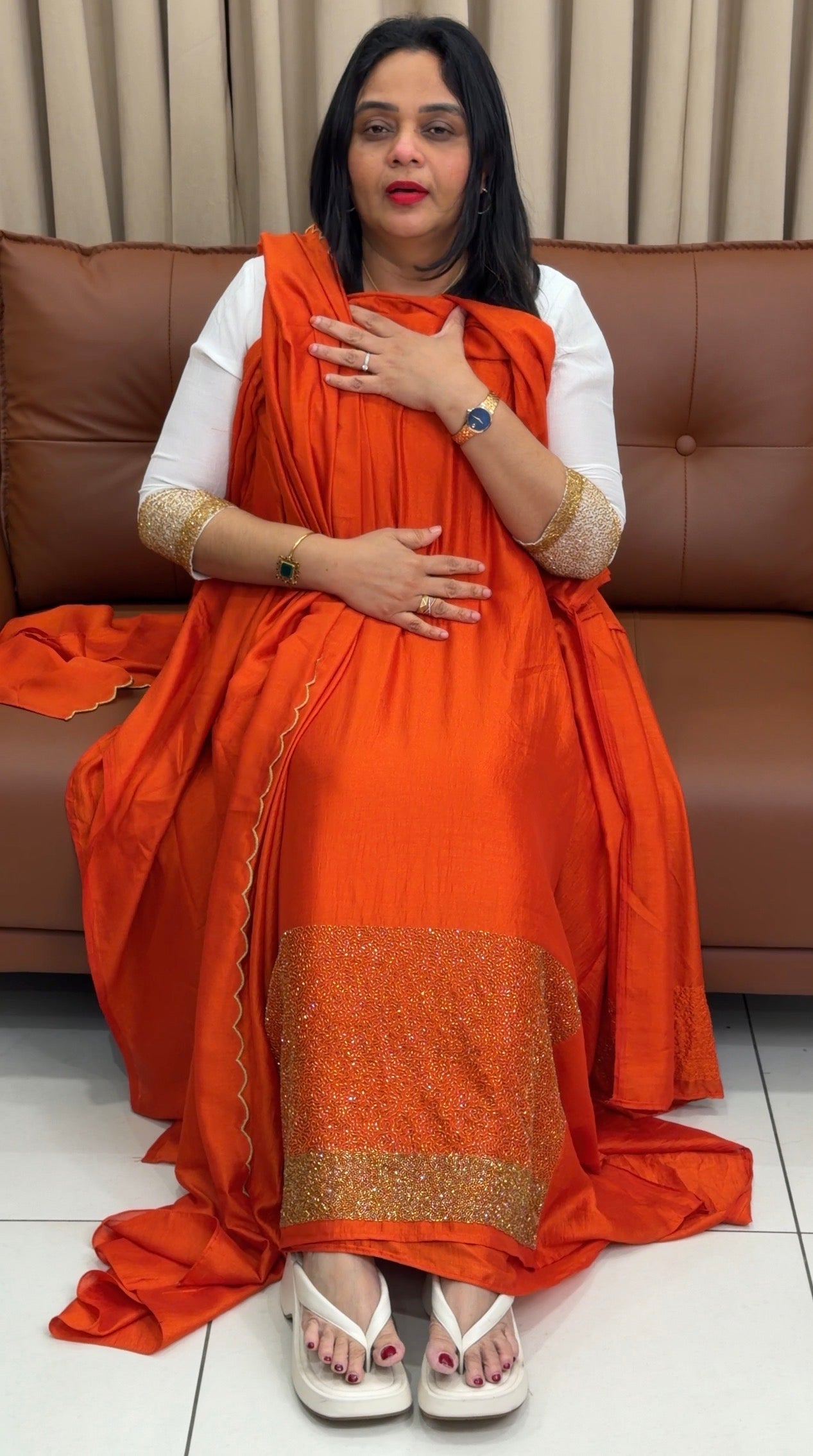 FORWARD SEMI RAW SILK UNSTITCHED SALWAR SUITS - IHA 34054