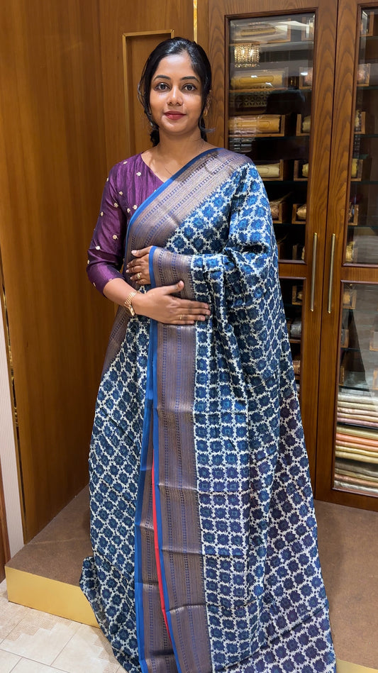 CHANDERI SILK SAREES - IHA 25123