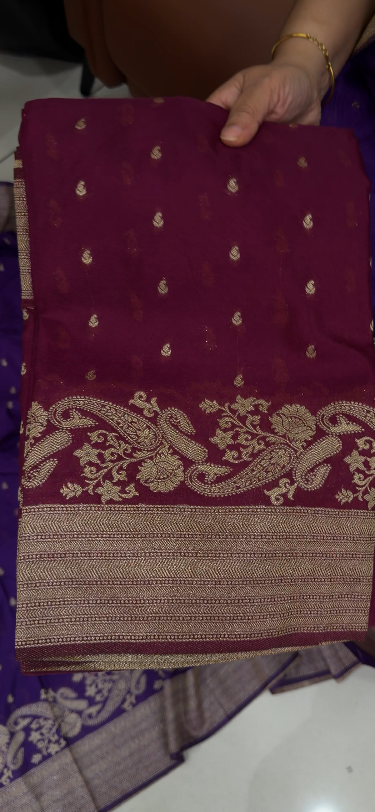 SEMI BANARASI SAREES - IHA 35381
