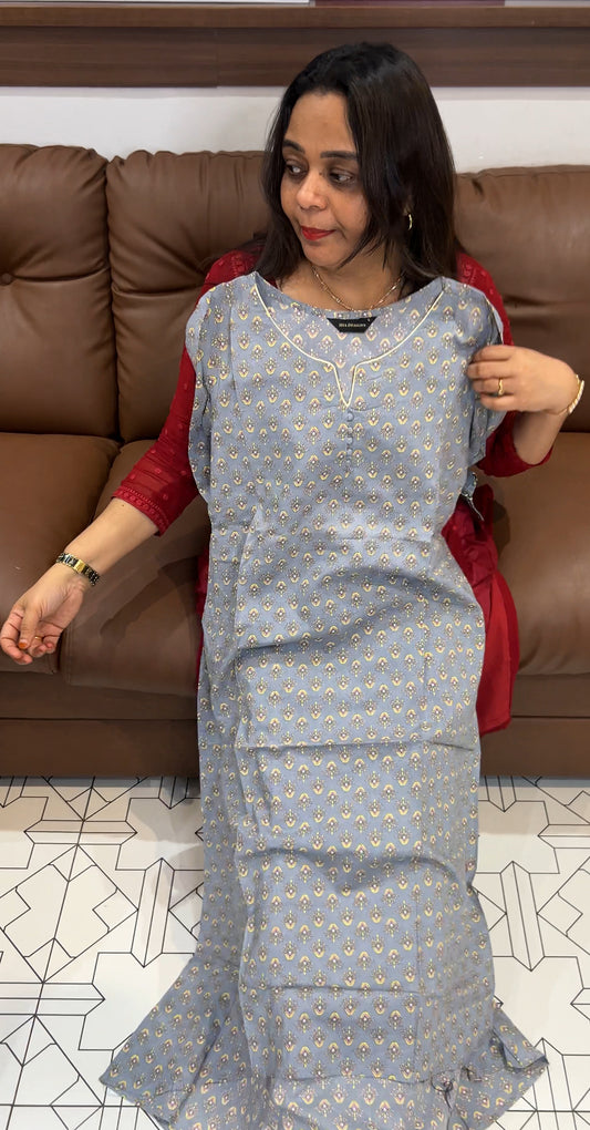 PRINTED ALINE TOPS - IHA 22782