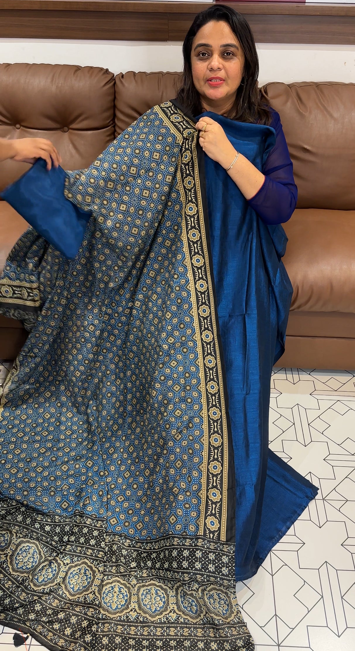 SEMI RAW SILK UNSSTITCHED SALWAR SUITS  - IHA 27889