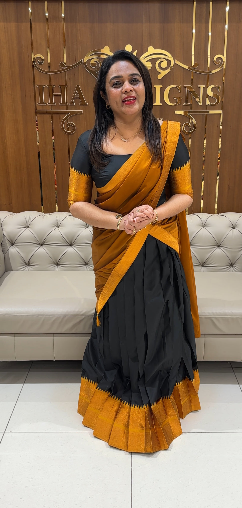 FORWARD SEMI STITCHED DAVANI SETS - IHA 24999