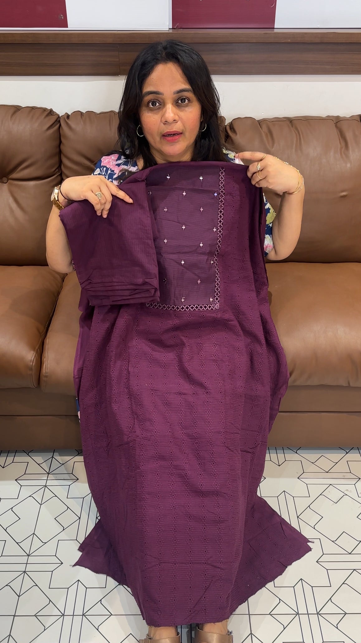 COTTON HAKOBA UNSTITCHED SALWAR SUITS - IHA 26544