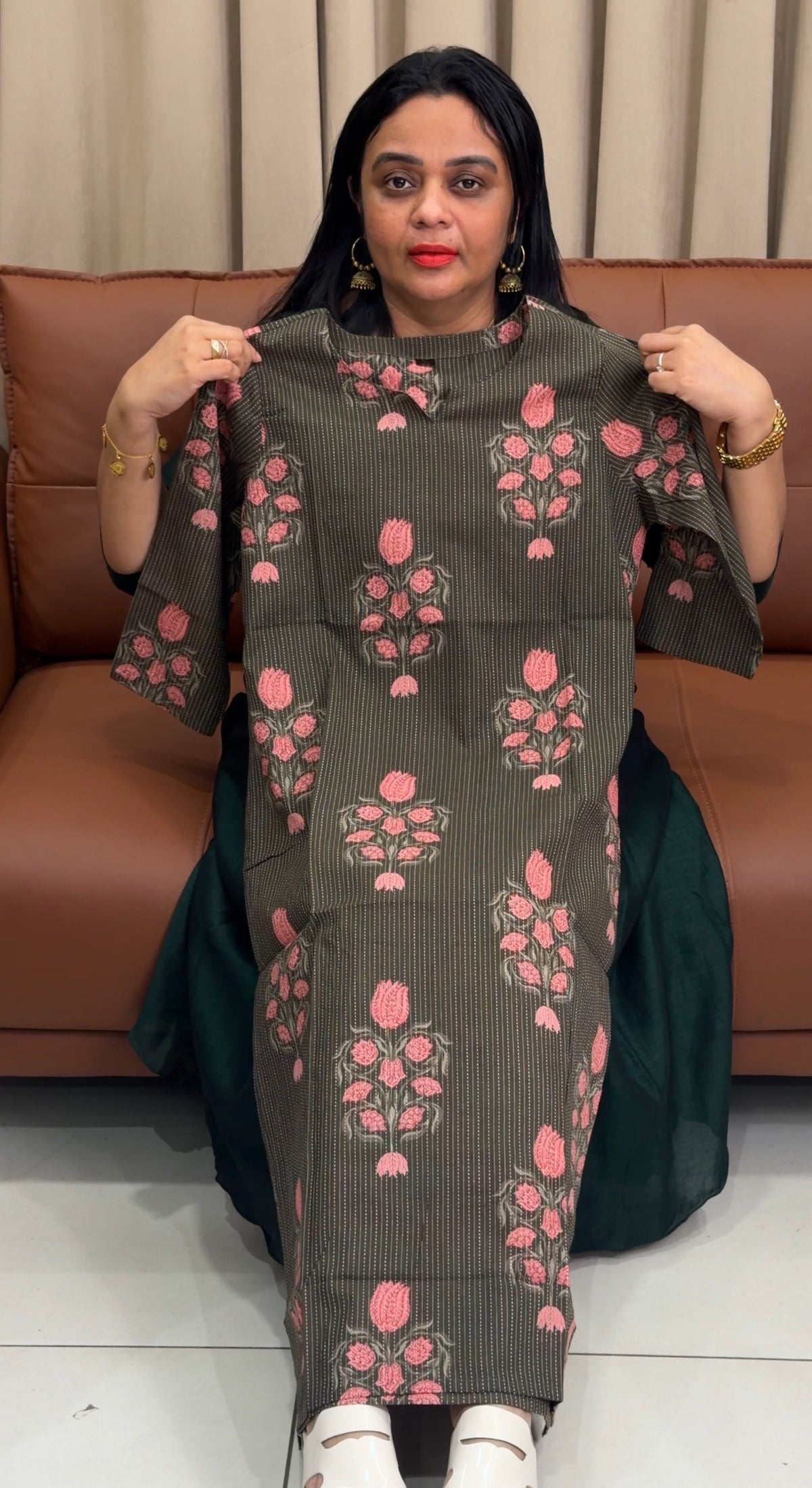 PRINTED COTTON TOPS - IHA 35754