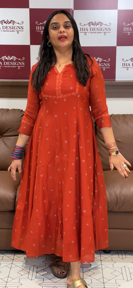 IHA'S IN- HOUSE ANARKALI TOPS - IHA 31578