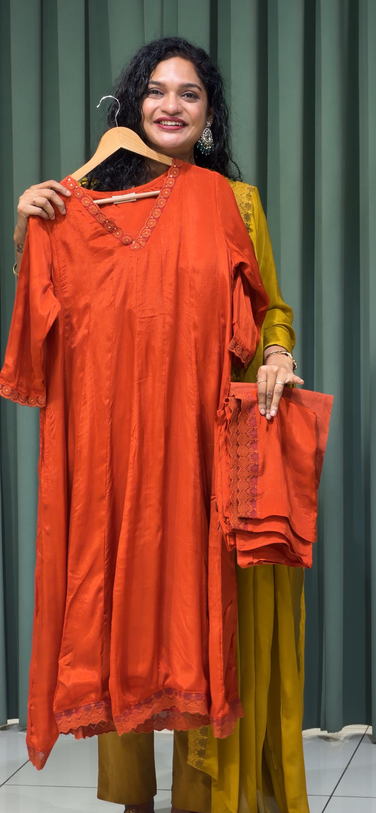 CHINON TOP, BOTTOM AND DUPATTA - IHA 35154