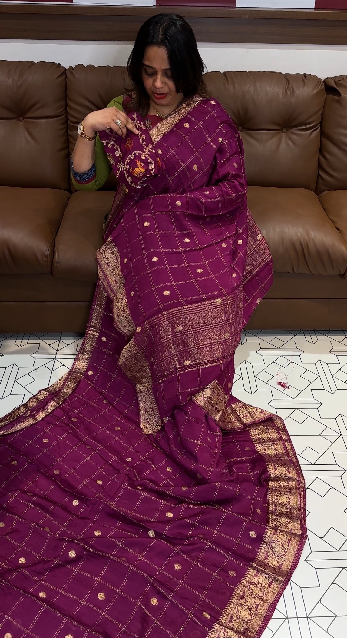 CRAPE SILK SAREES - IHA 18382