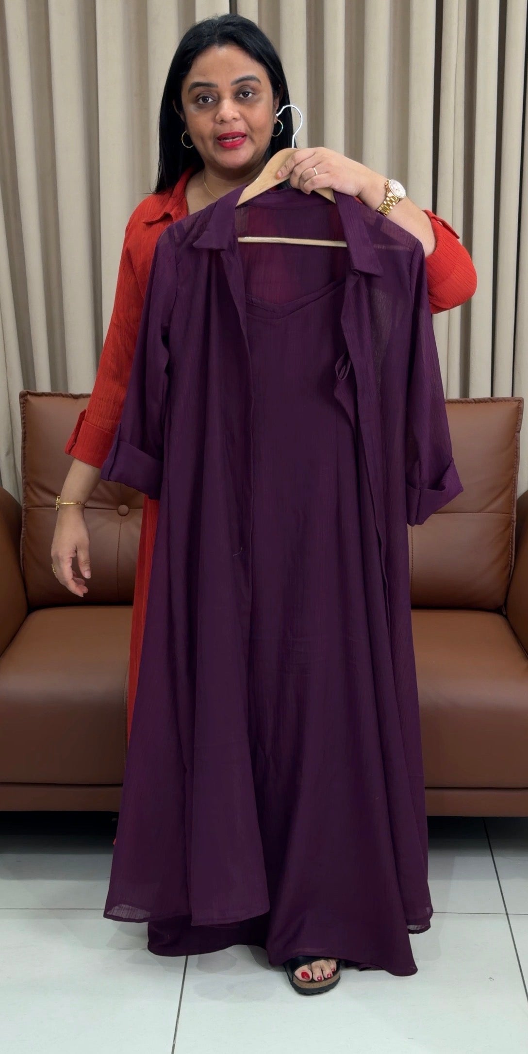 IHA'S IN-HOUSE MUL CRUSHED TOP AND JACKETS - IHA 34249