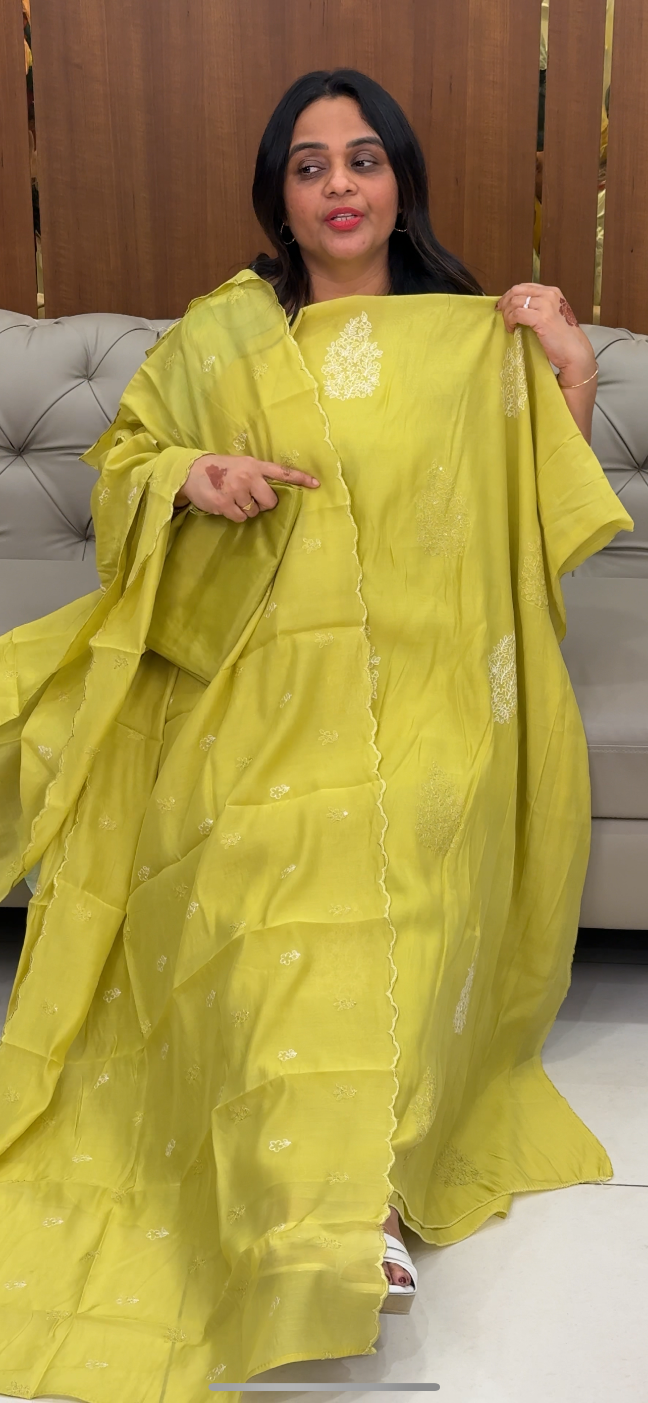 FORWARD MUL CHANDERI UNSTITCHED SALWAR SUITS - IHA 30530