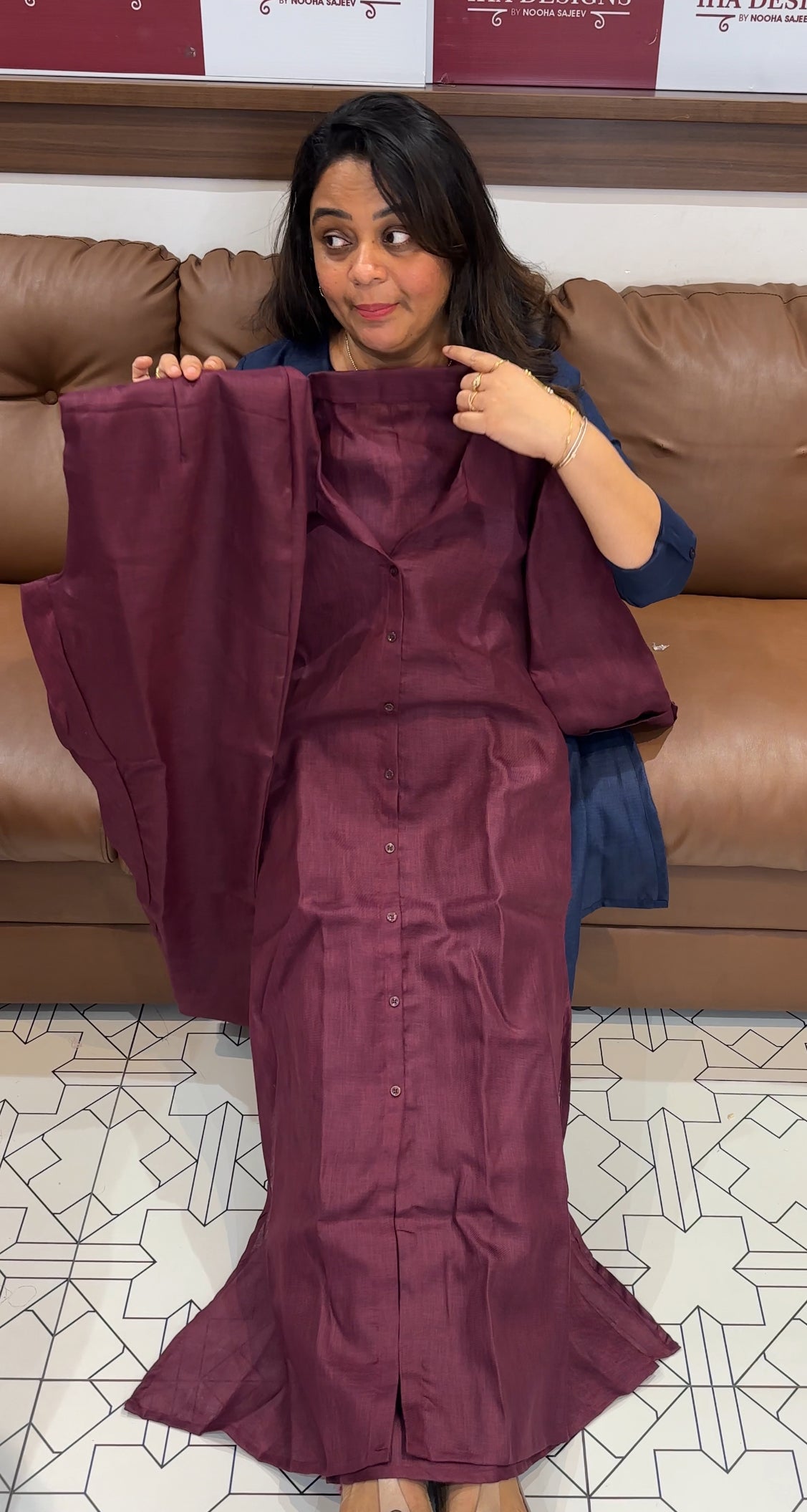 LINEN LONG CO-ORDS SETS - IHA 26473