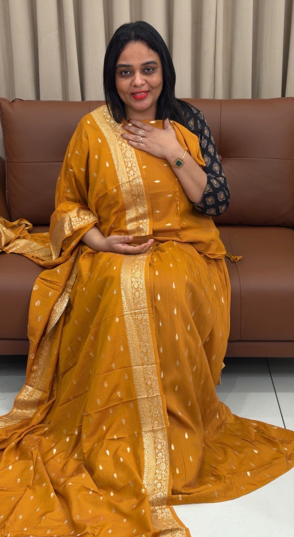 SEMI STITCHED DHAVANI SETS - IHA 33399