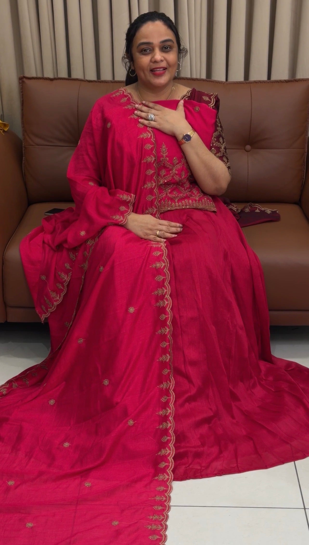 IHA'S IN-HOUSE SEMI STITCHED DHAVANI SETS - IHA 34725