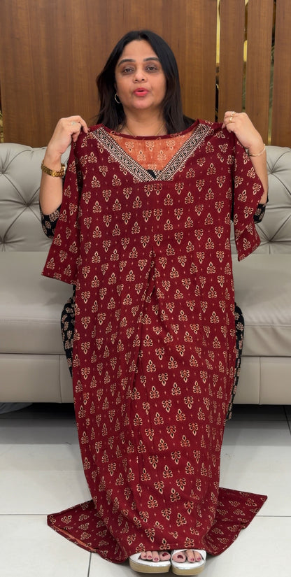 IHA'S IN-HOUSE COTTON PRINTED TOPS  - IHA 30518