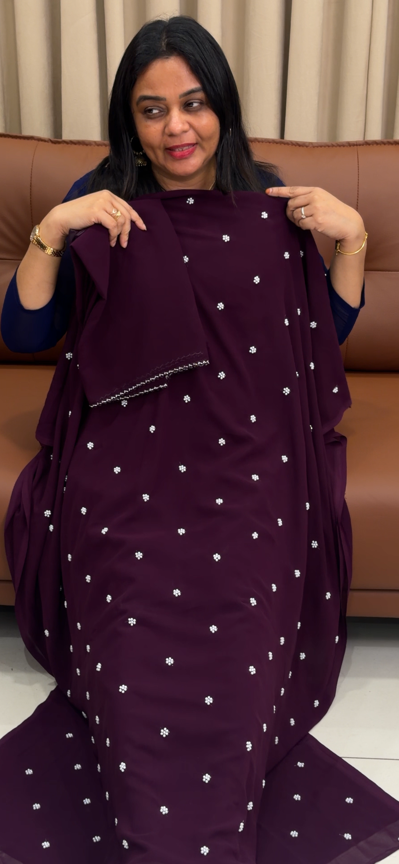 FAUX GEORGETTE UNSTITCHED SALWAR SUITS - IHA 33663