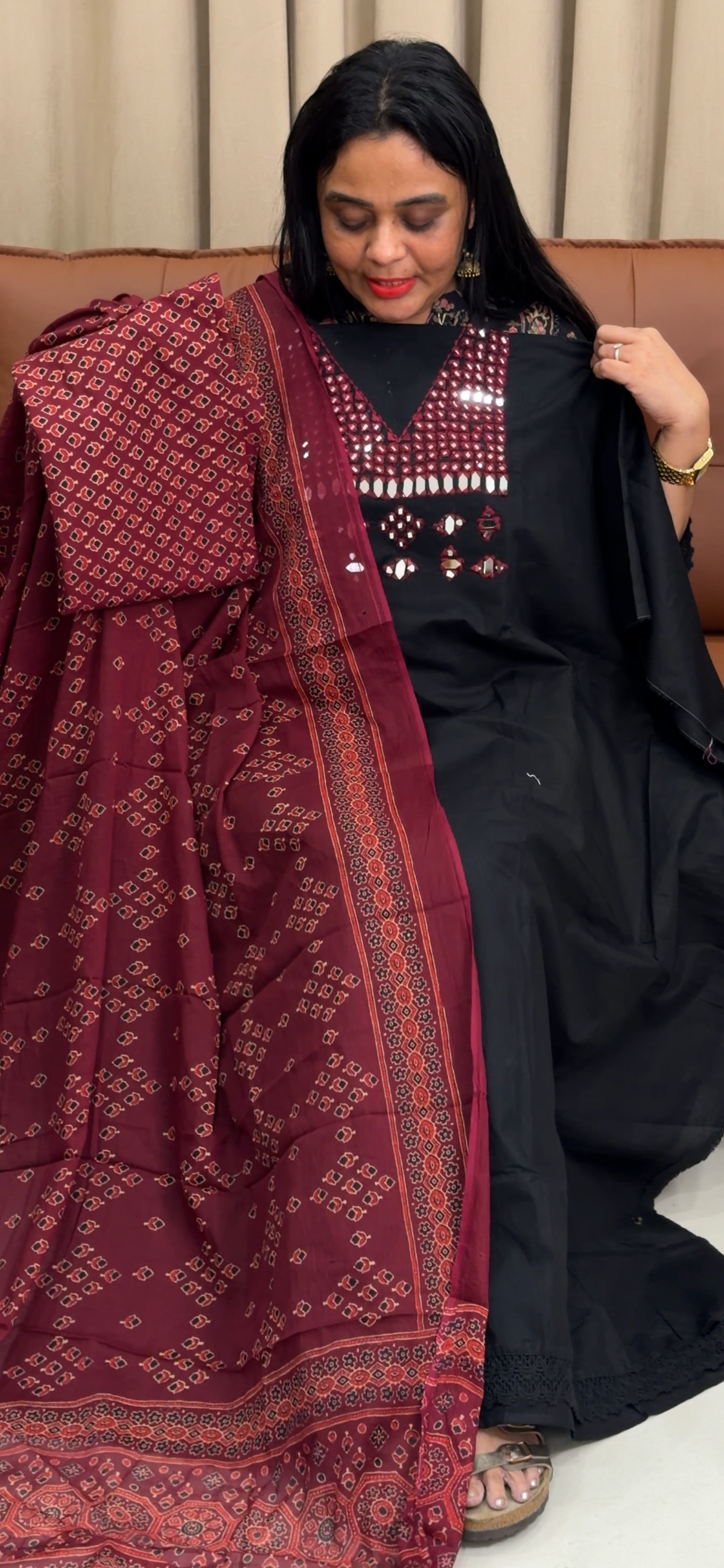 COTTON UNSTITCHED SALWAR SUITS - IHA 35766