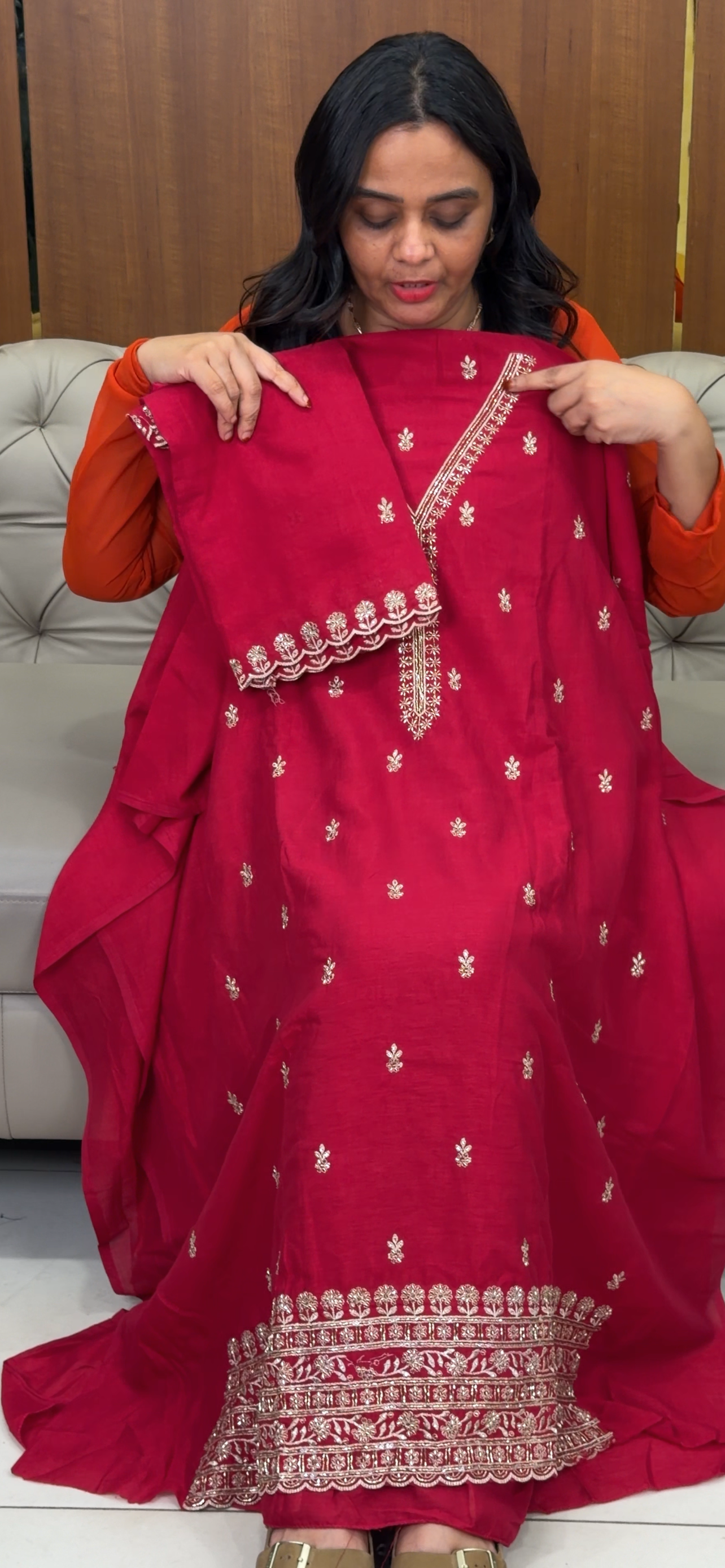 UNSTITCHED SALWAR SUITS - IHA 32560