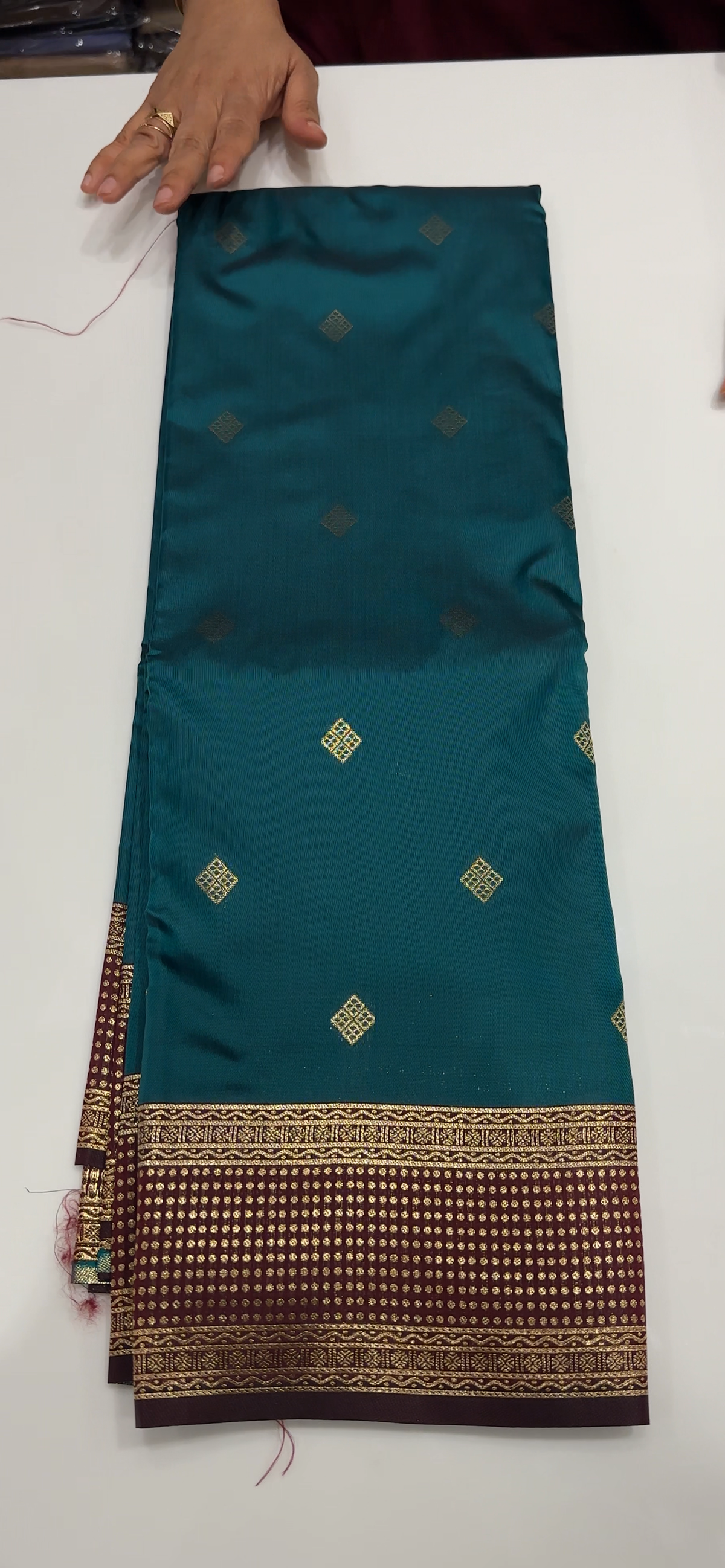 SEMI SILK SAREES - IHA 35585