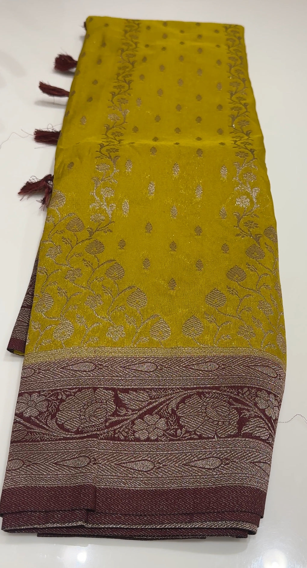 SEMI BANARASI SAREES - IHA 16800