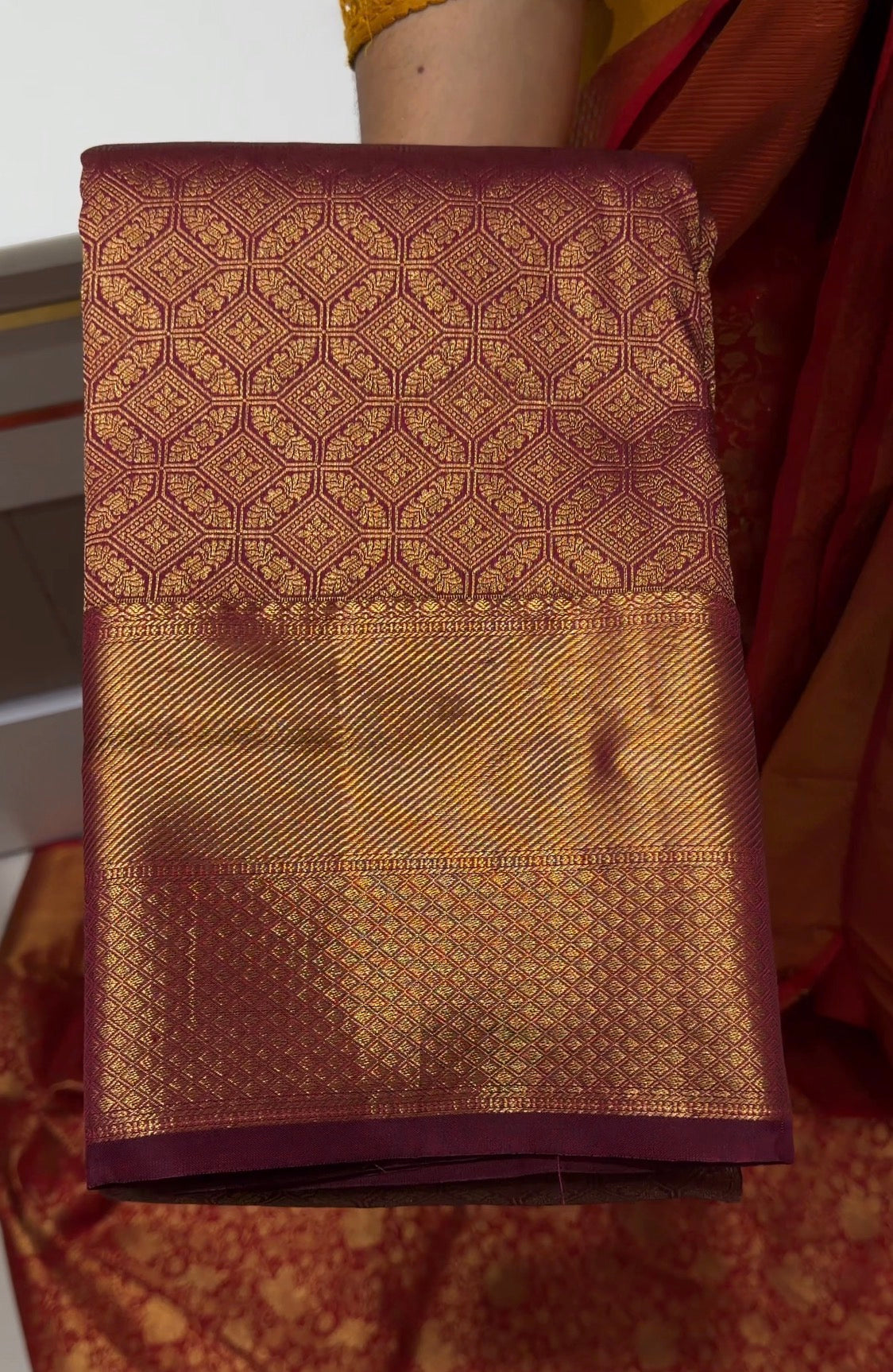 DESIGNER TISSUE KANCHIPURAM SAREES - IHA 34473