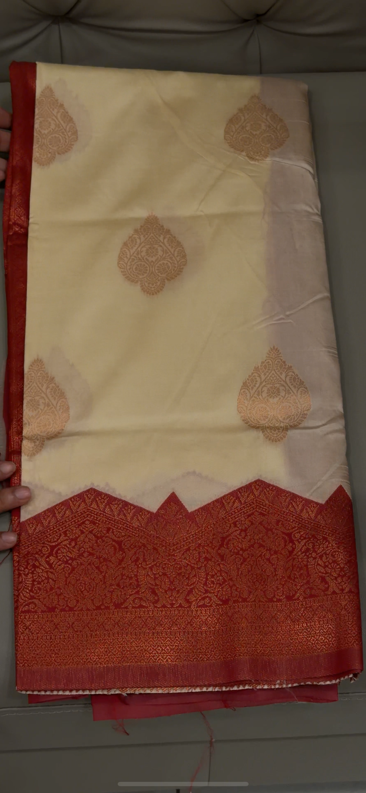 SEMI KANCHIPURAM SAREES - IHA 28758