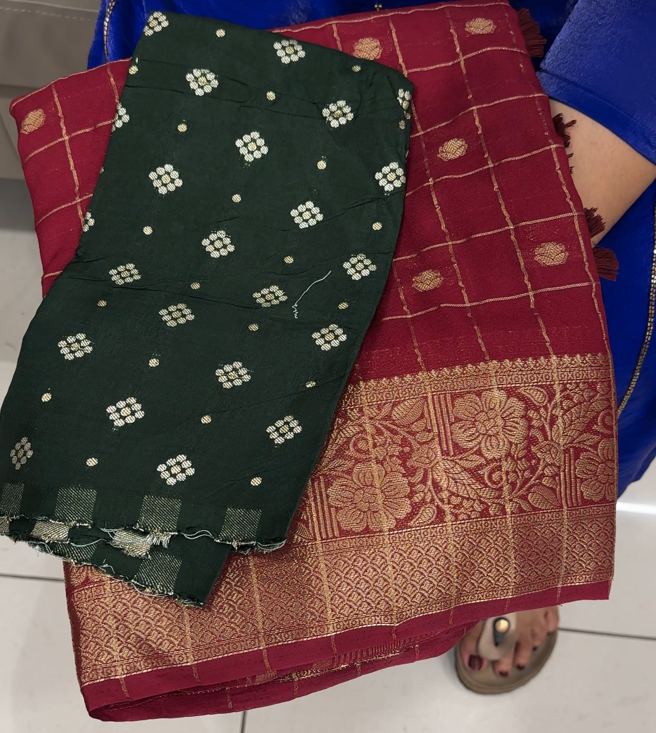 SEMI SILK SAREES - IHA 27094