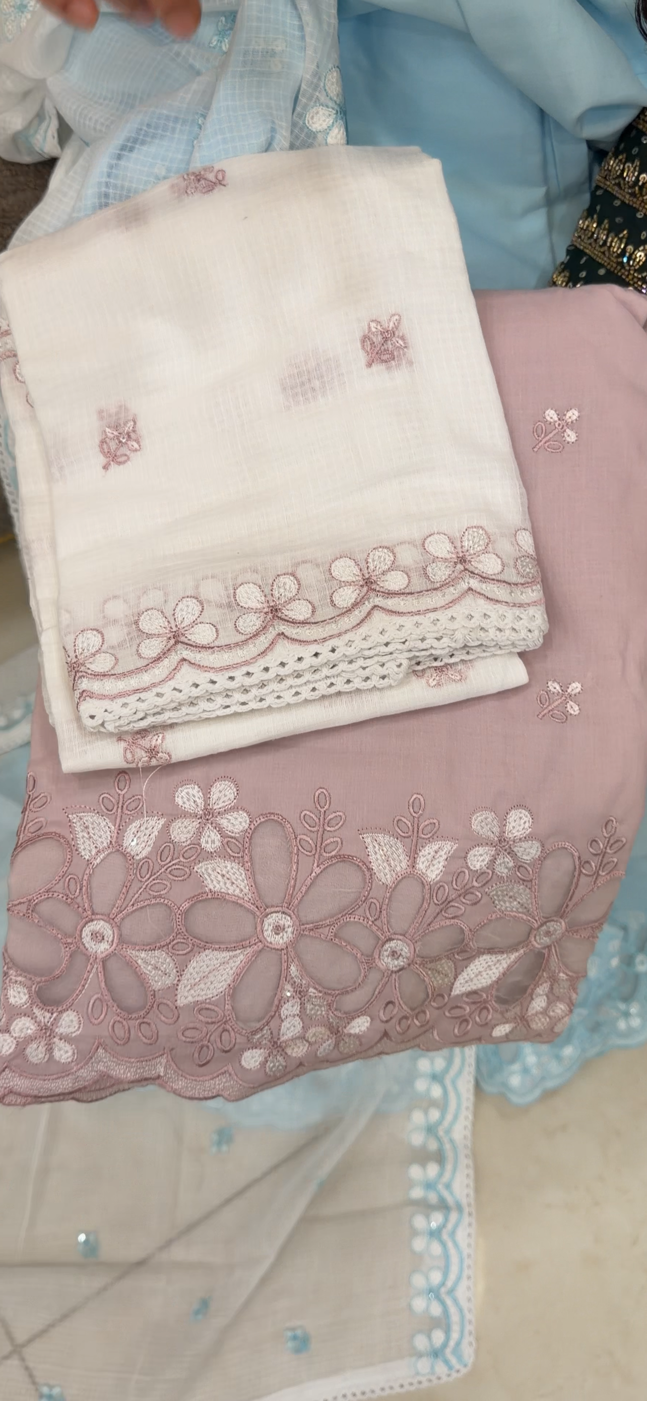 COTTON UNSTITCHED SALWAR SUITS - IHA 33239