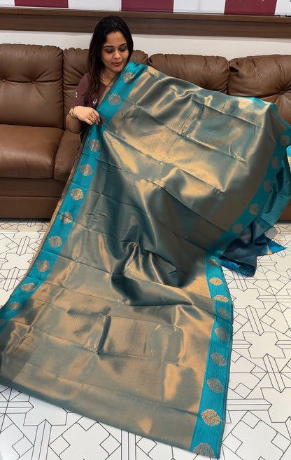 BUDGET BUY TISSUE SAREES - IHA 16100