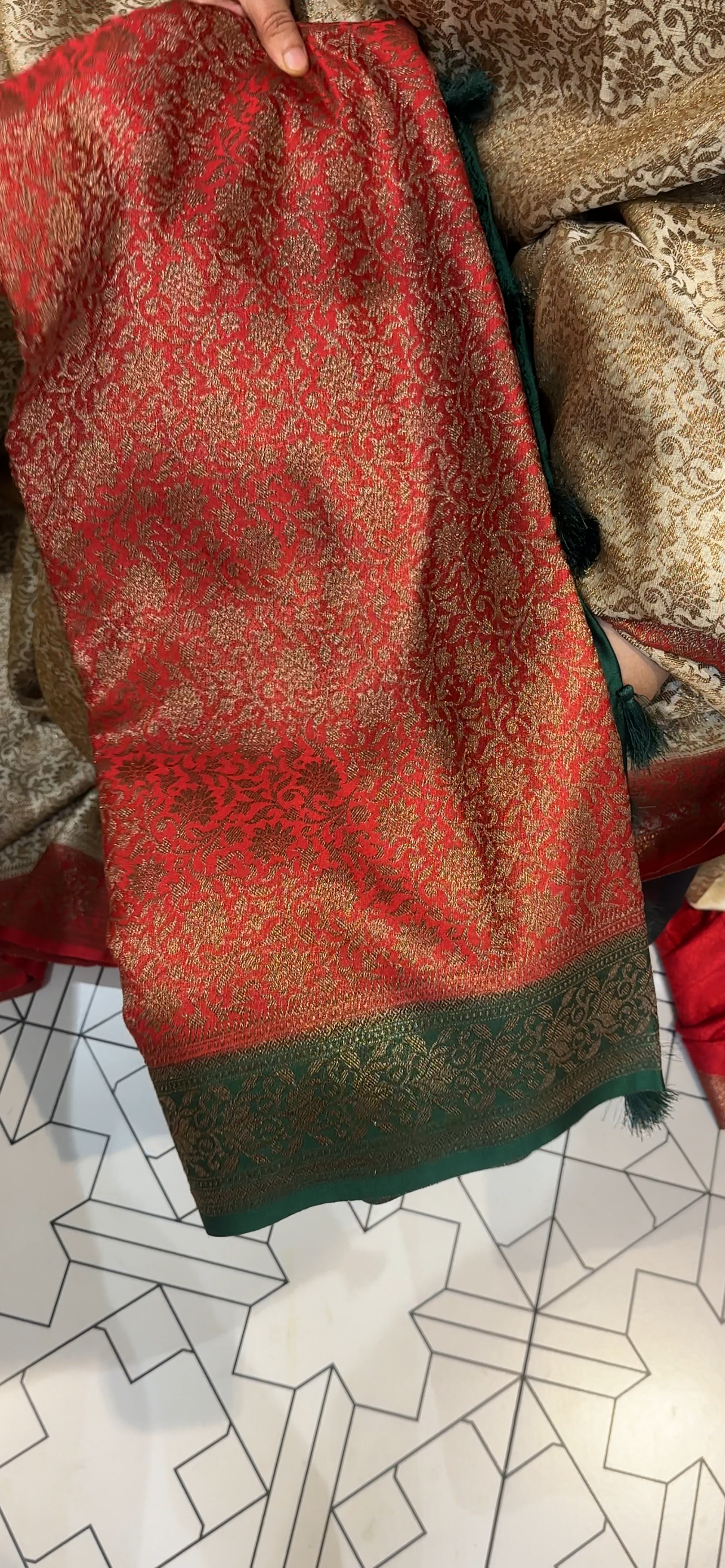 KATAN BANARASI SAREES - IHA 35064