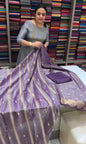 BANARASI TISSUE UNSTITCHED SALWAR SUITS  - IHA 16307