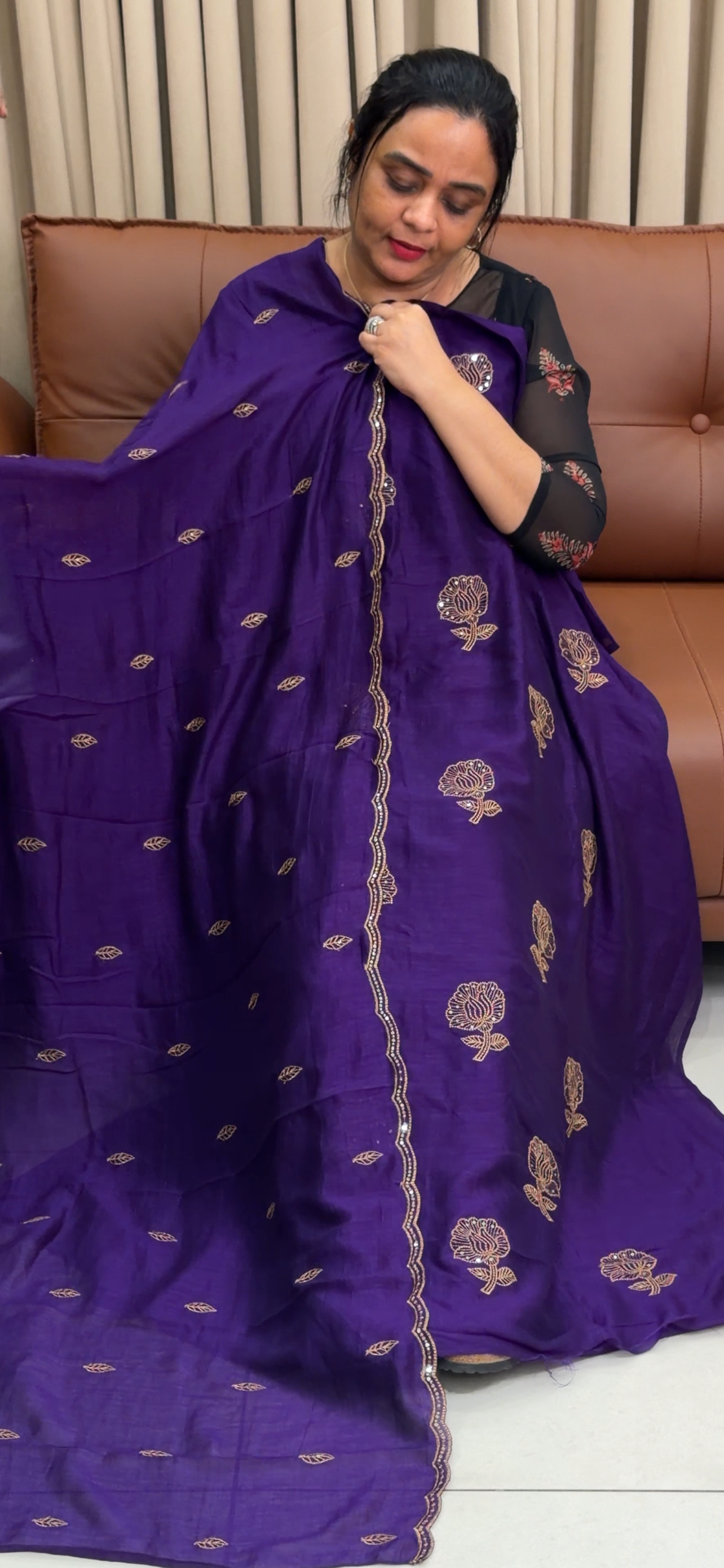 FORWARD SEMI RAW SILK UNSTITCHED SALWAR SUITS - IHA 34758
